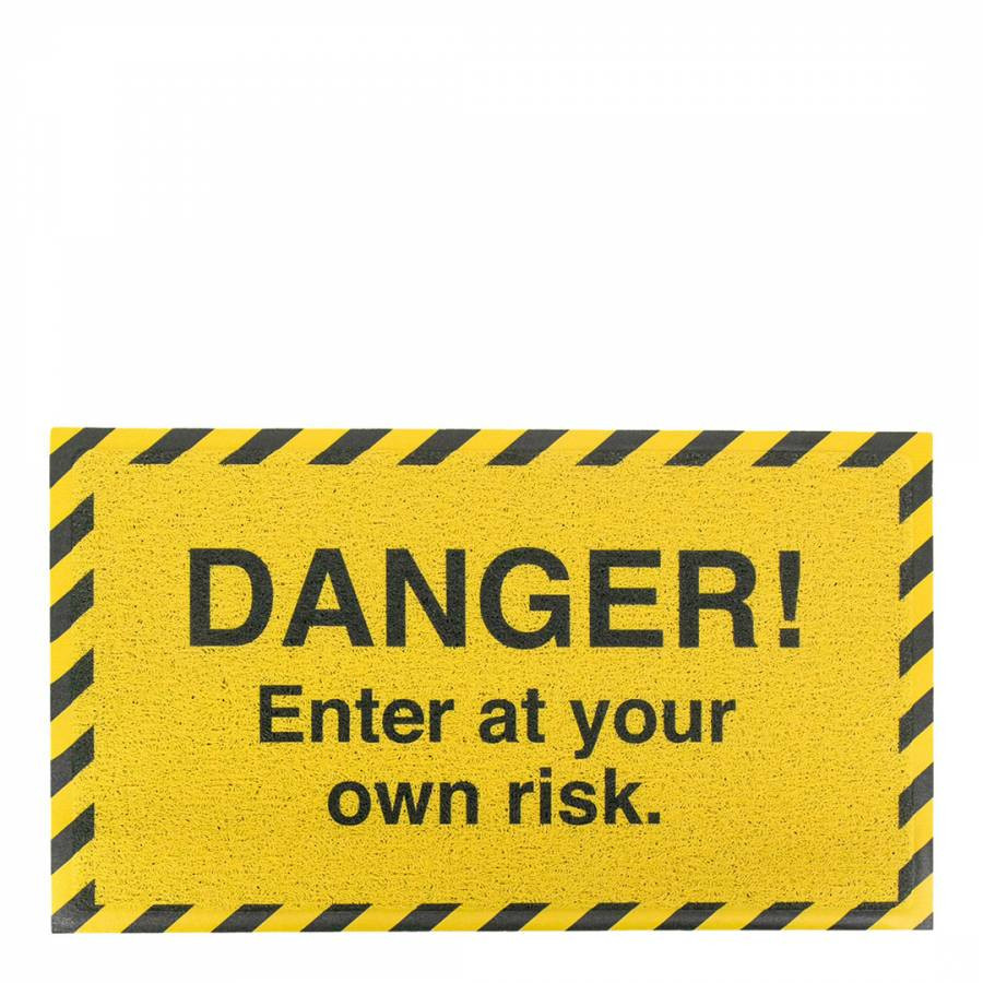 Danger Enter At Your Own Risk Doormat (70 x 40cm)
