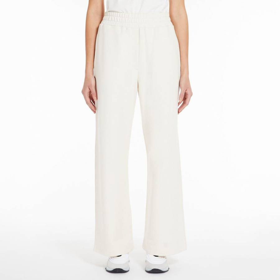 Ivory Cotton Trouser