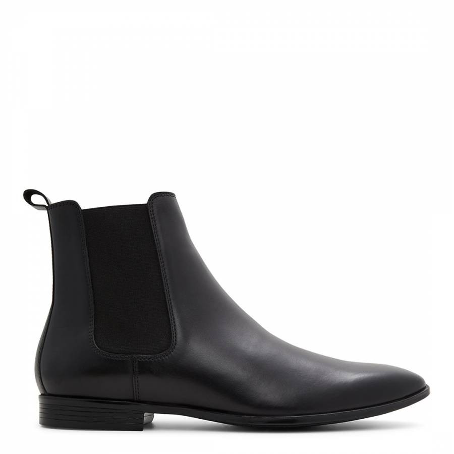 Black Prelimos Leather Ankle Boots