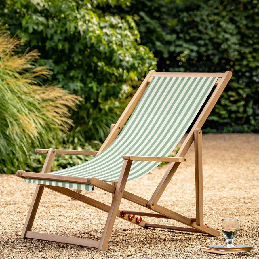 Anison Deck Chair Verde Stripe