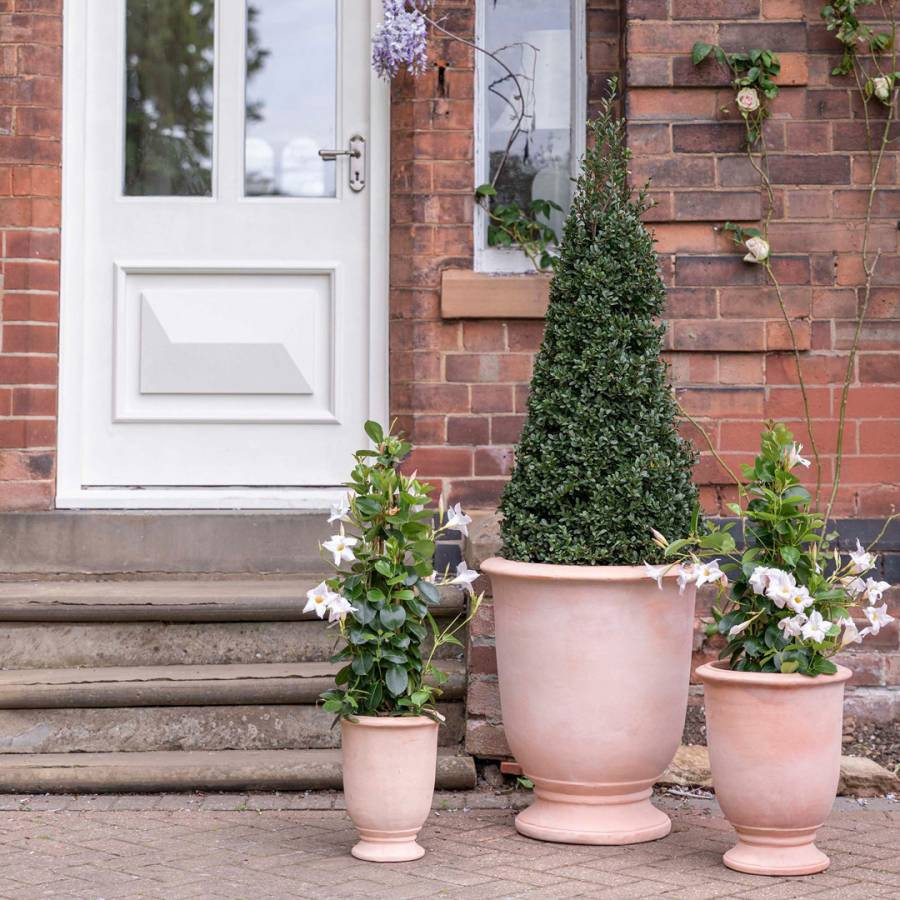 Outdoor Oxford Urn Terracotta Set of 3