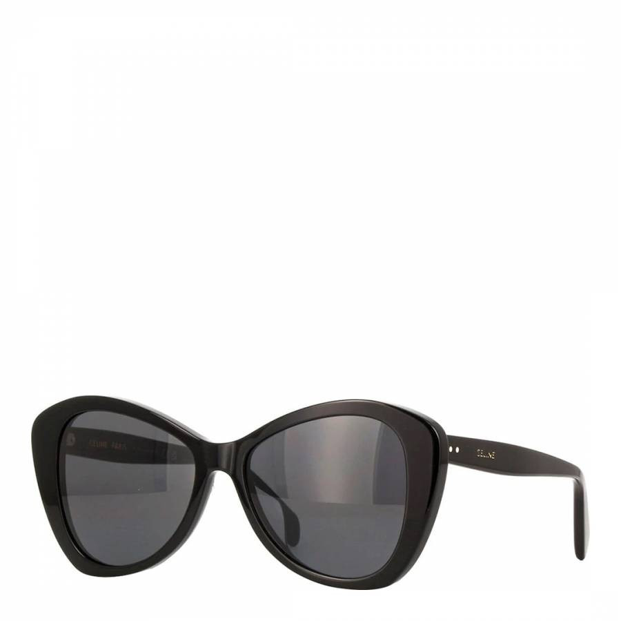 Women's Shiny Black Celine Sunglasses 55mm