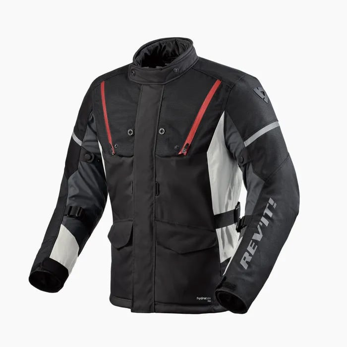 REV'IT! Jacket Horizon 3 H2O Jacket Black Red Size L