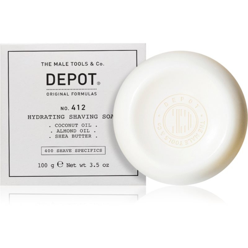 Depot No. 412 Hydrating Shaving Soap moisturising soap for shaving 100 g