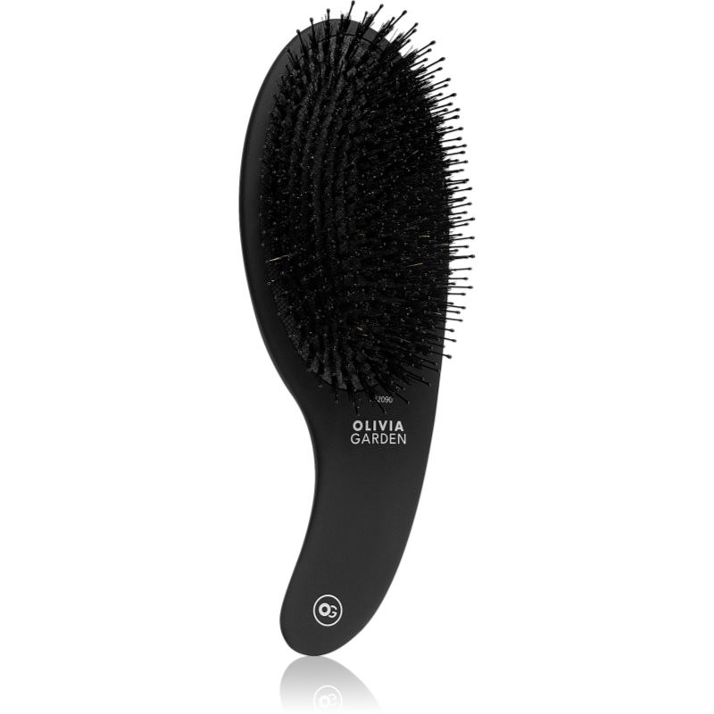 Olivia Garden Black Label CURVE Board&Nylon bristles hairbrush with boar bristles 1 pc