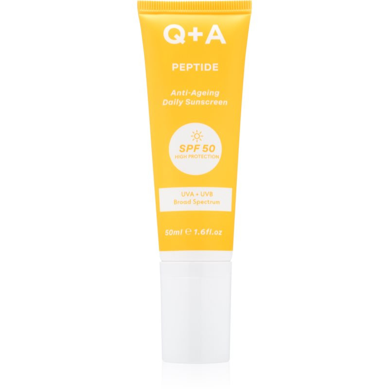 Q+A Peptide protective face cream SPF 50 50 ml