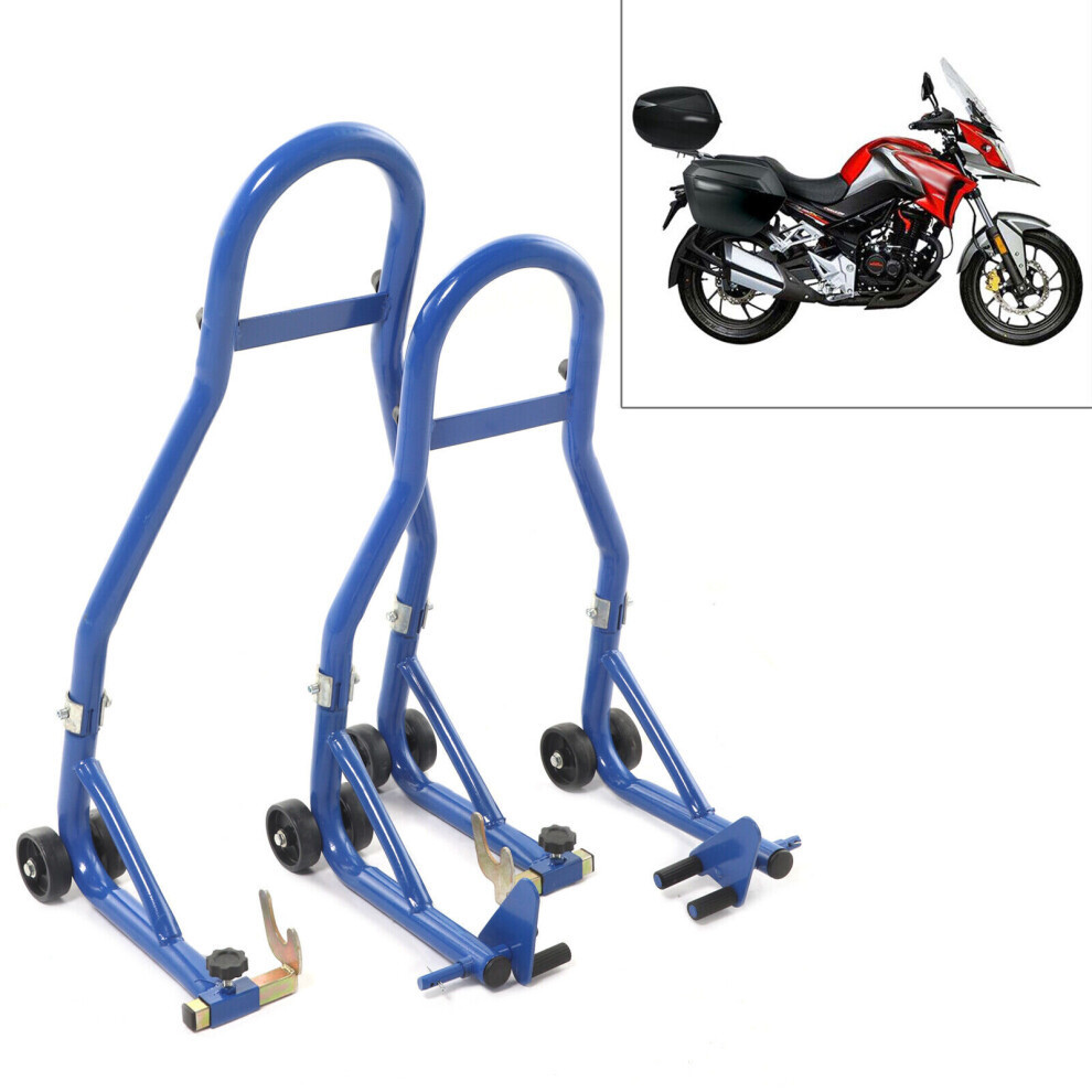 Race Dept Motorcycle Front and Rear Paddock Stand