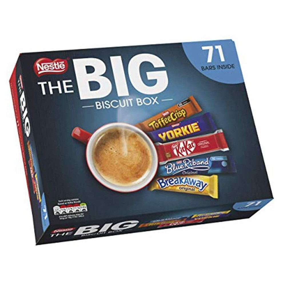 NESTLE The Big Biscuit Box, Chocolate Biscuit Bars x71