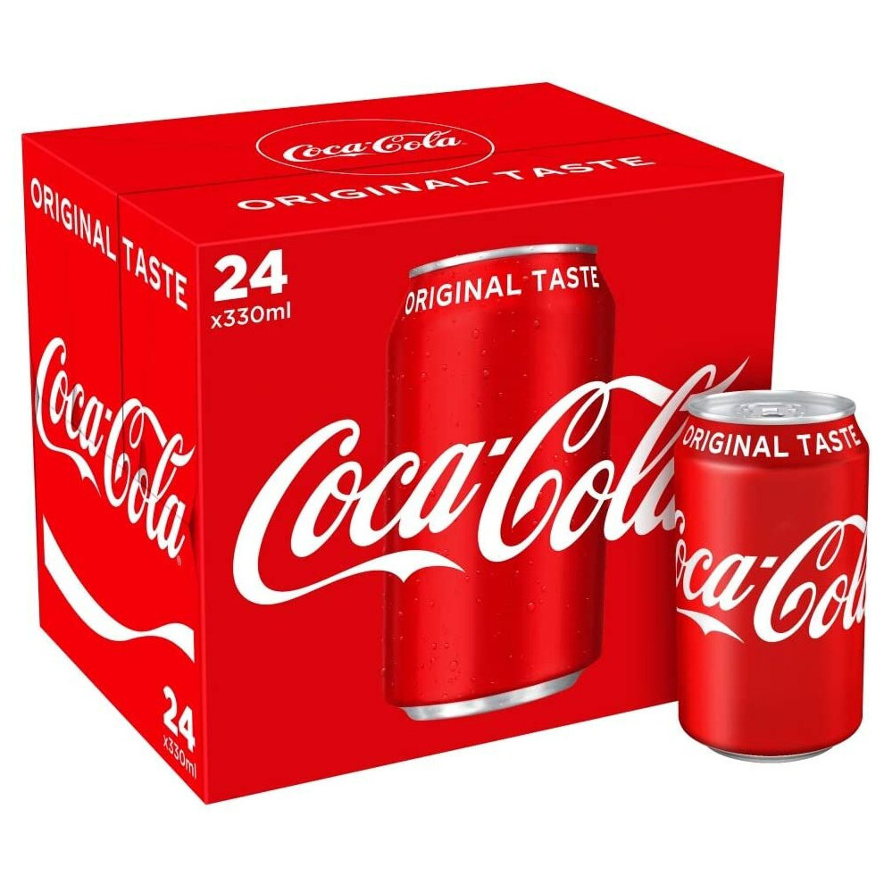 Coca-Cola Original Taste Cans, 24 x 330ml