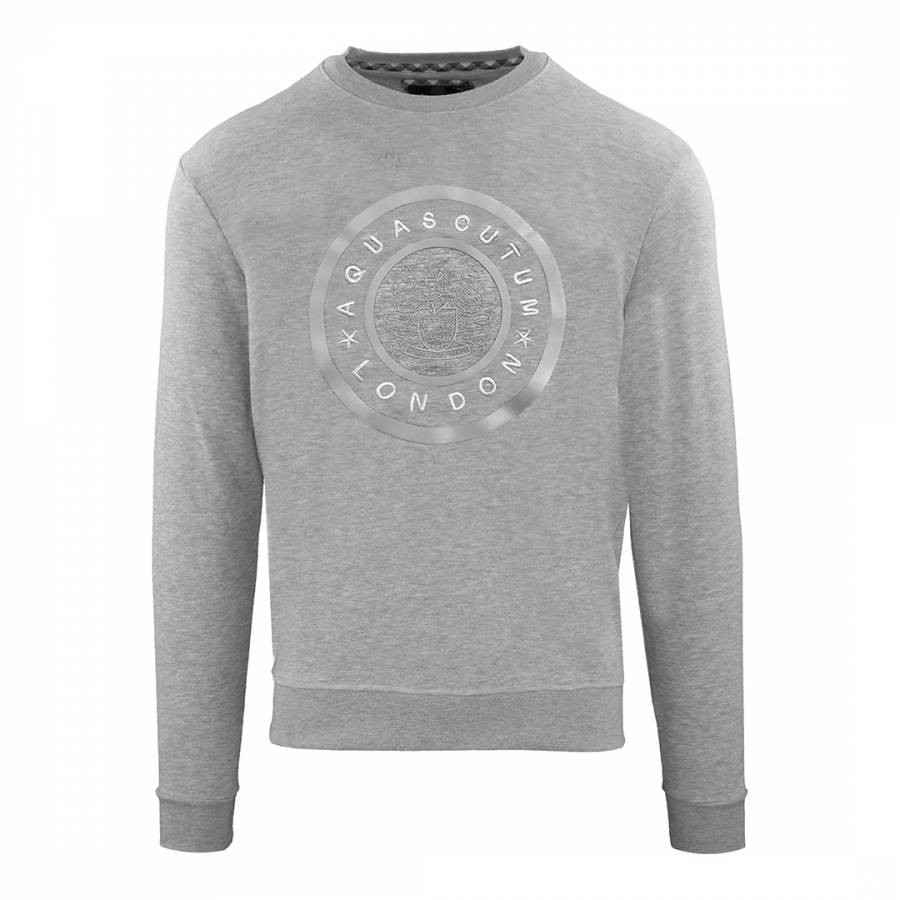 Grey Circle Logo Cotton Sweatshirt