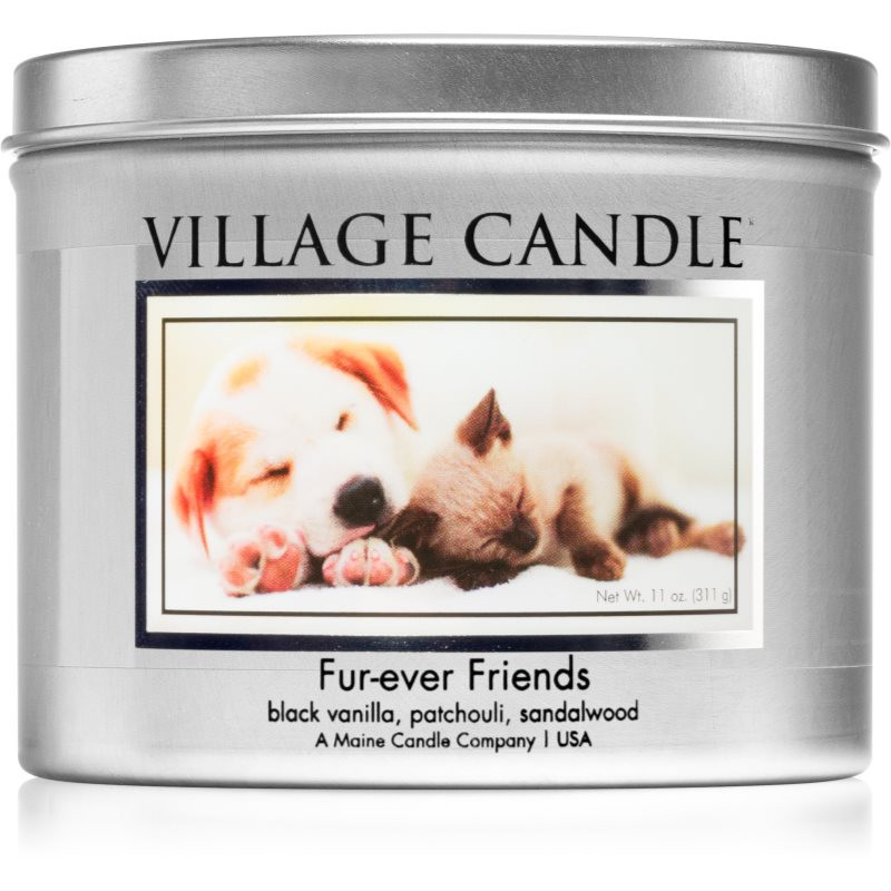 Village Candle Fur-ever Friends scented candle in a tin 311 g