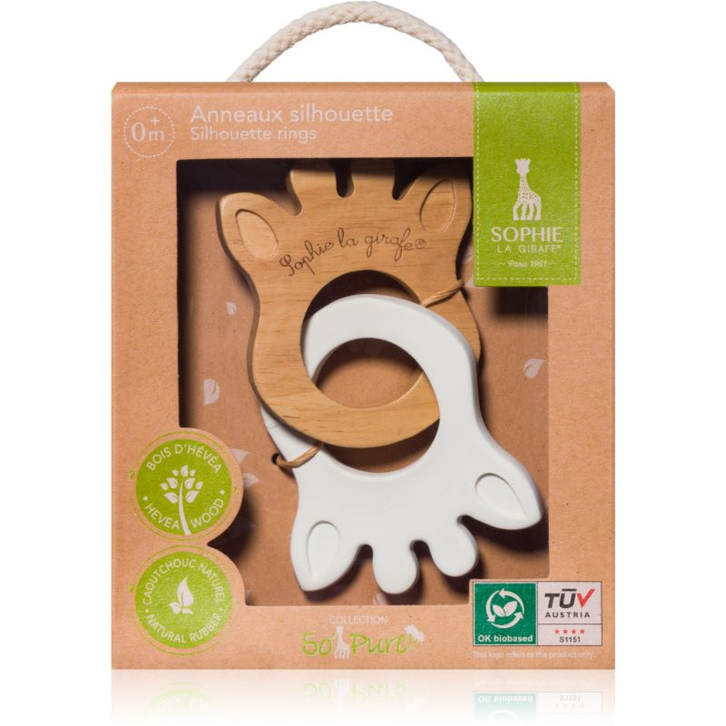 Sophie La Girafe Vulli Silhouette Teething Rings chew toy 0m+ 1 pc