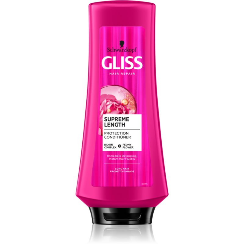 Schwarzkopf Gliss Supreme Length protective conditioner for long hair 370 ml