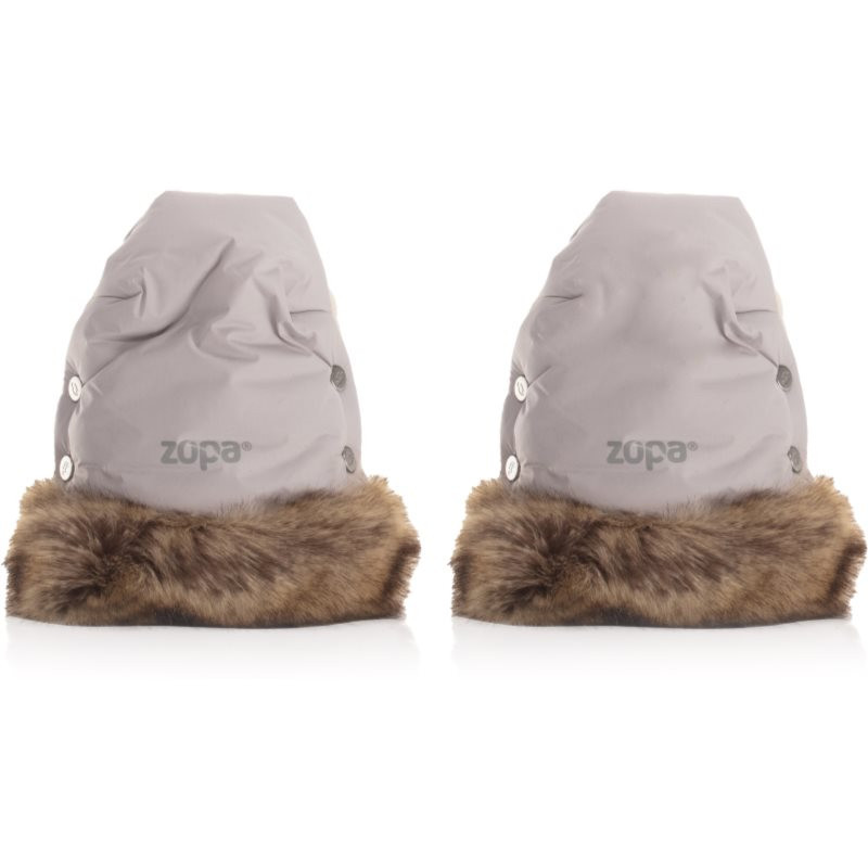 Zopa Fluffy 2 Foggy Grey pram hand warmers 1 pc