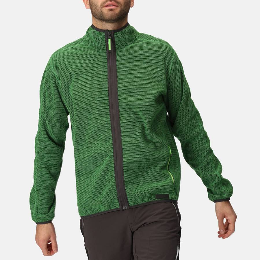 Green Full Zip Fleece