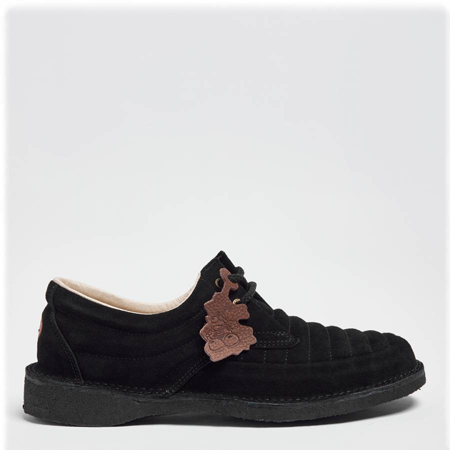 Black Jagger Leather Lace Up Shoe