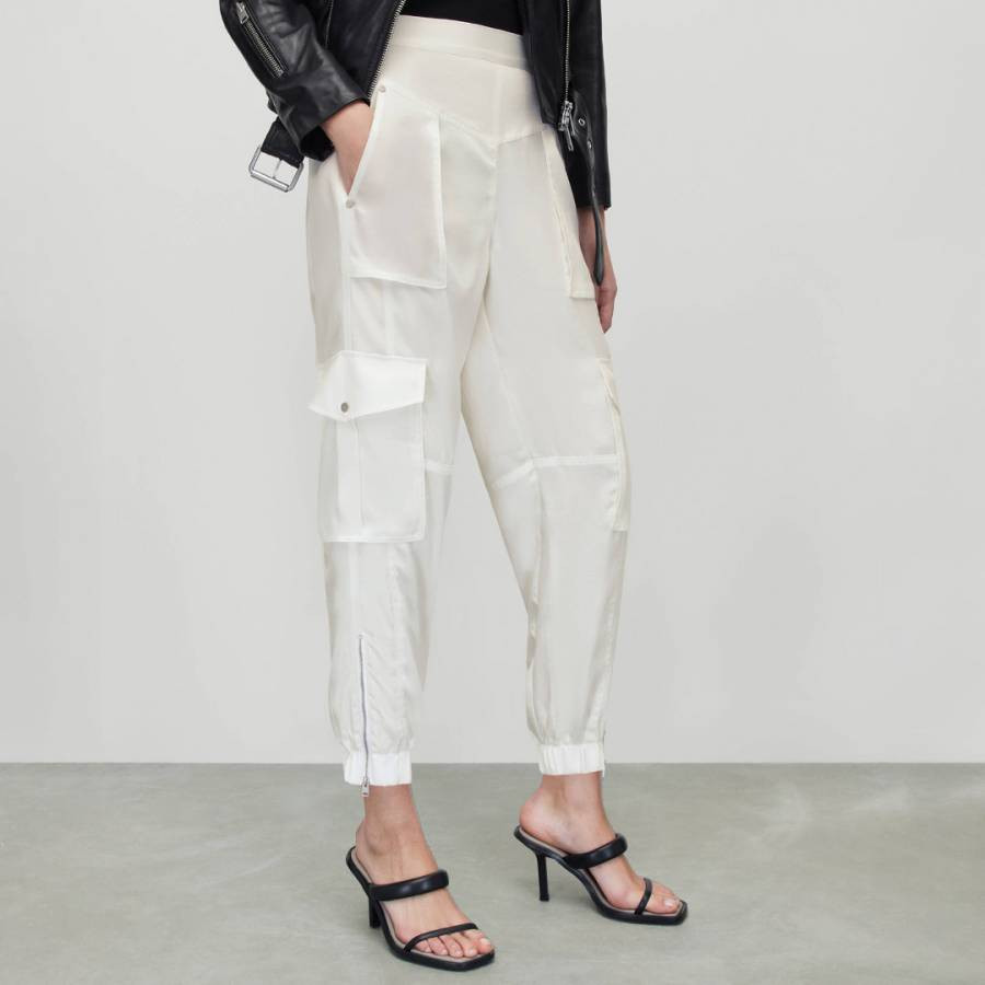 White Astarte Cargo Trousers