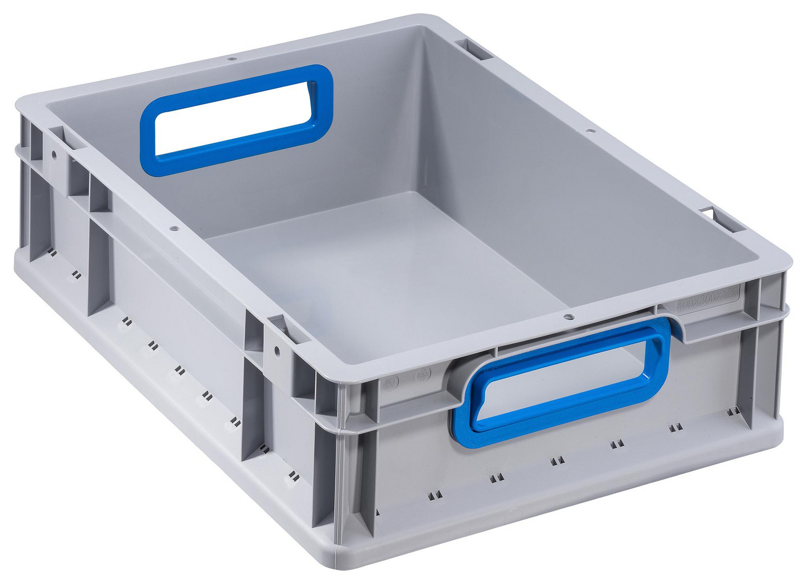 Allit 456720 Euro Container, 400X300X120mm, Blu/gry