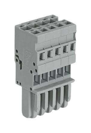 WAGO 769-104 Terminal Block, Pluggable, 4Pos, 12Awg