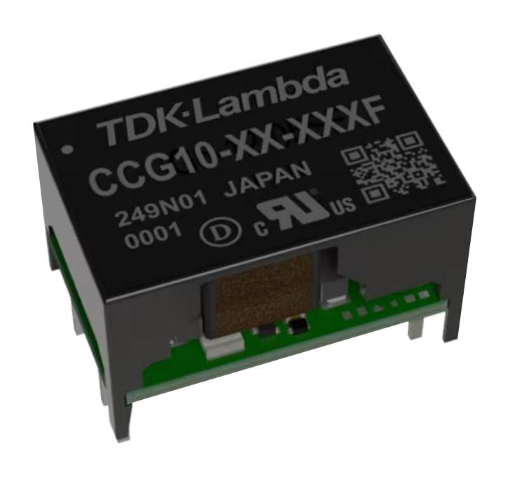 TDK-Lambda Ccg10-12-12Df Dc-Dc Converter, 12V/-12V, 0.42A/-0.42A