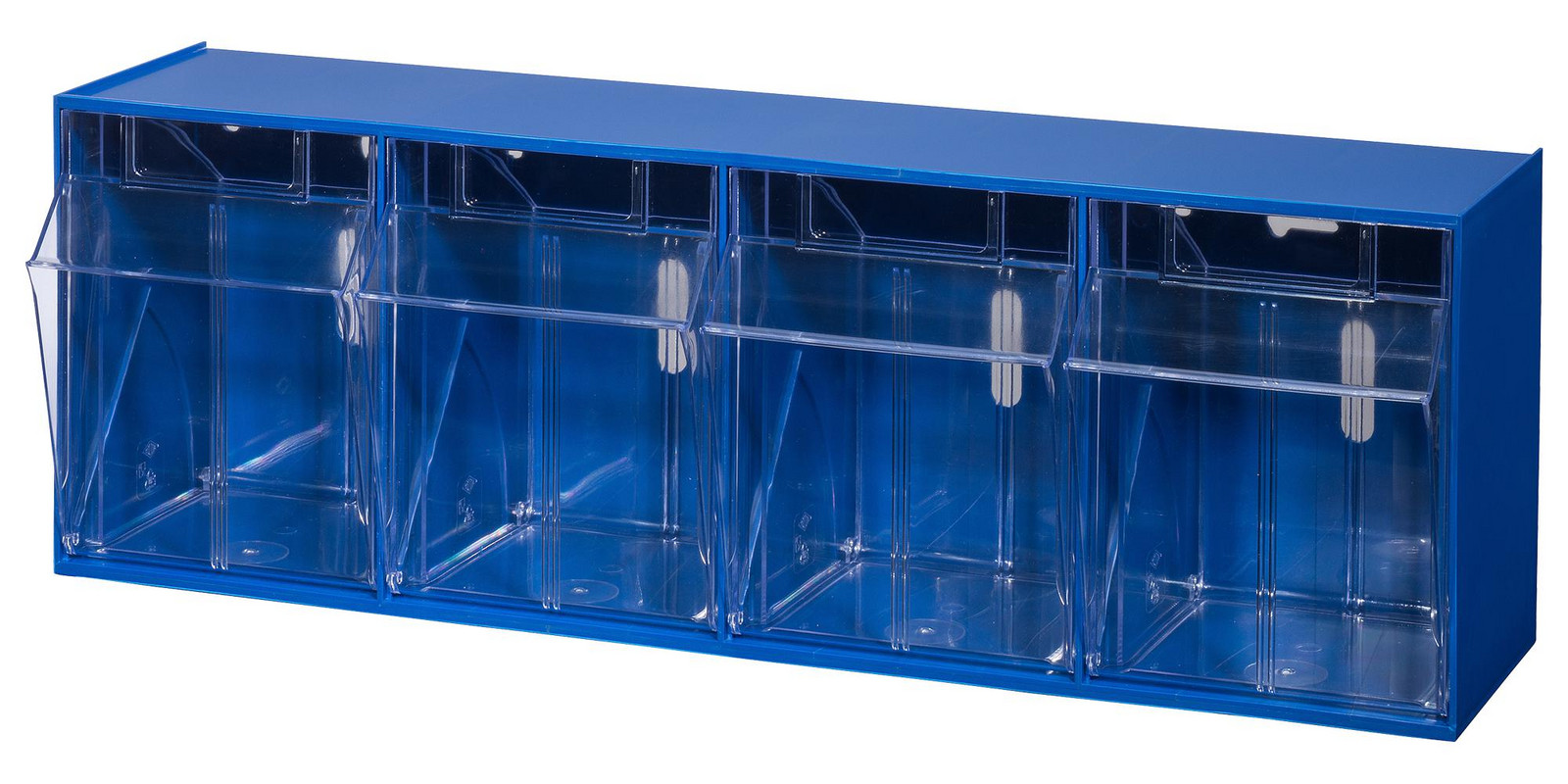 Allit 464420 Bin Cabinet, 600 X 170 X 205mm, Blu/clr