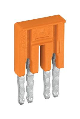 WAGO 282-432 Insulated Jumper, 2Pos, Org, Term Block