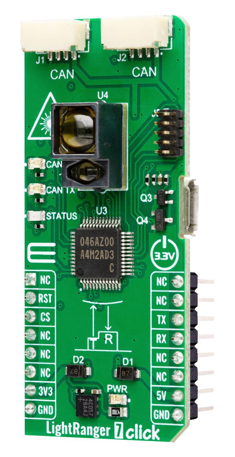 MikroElektronika Mikroe-5842 Lightranger 7 Click Add-On Board, Sensor