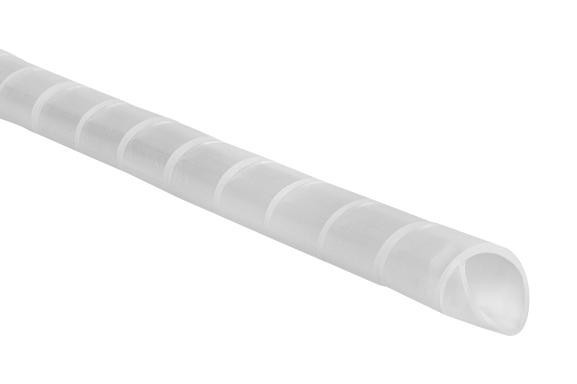 HellermannTyton 161-41100 Spiral Wrap, Polyethylene, Nat, 30M