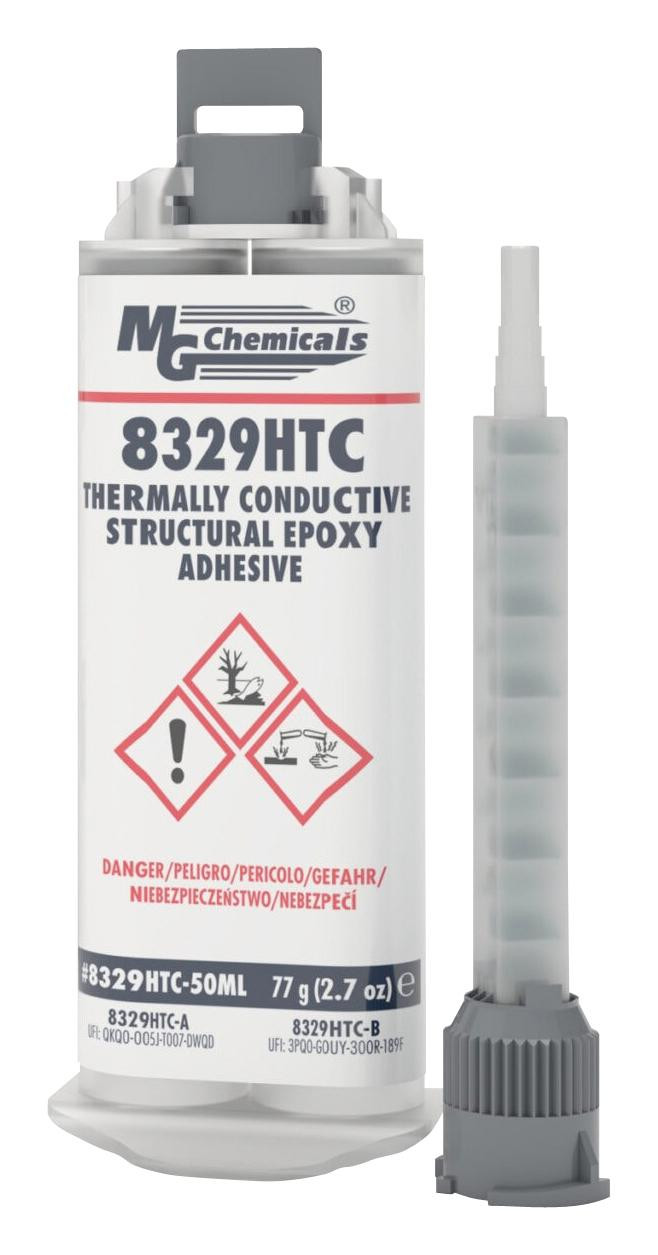 MG Chemicals 8329Htc-50Ml Thermal Conductive Adhesive, Epoxy, Gry