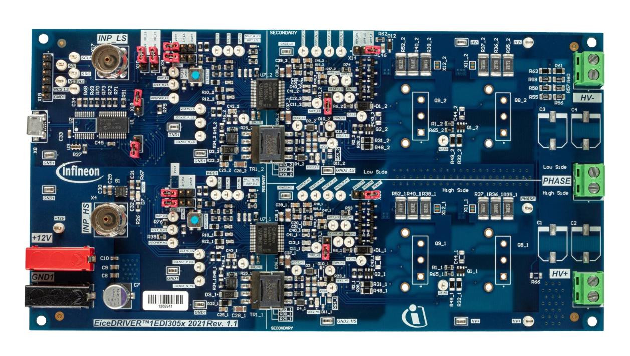 Infineon 1Edi3050Evalboardtobo1 Evaluation Board, Igbt/sic Mosfet Driver