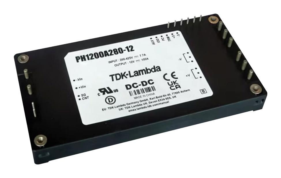 TDK-Lambda Ph1200A280-12 Dc-Dc Converter, 12V, 100A