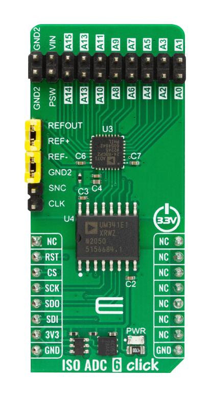 MikroElektronika Mikroe-5901 Add-On Board, 24-Bit Adc