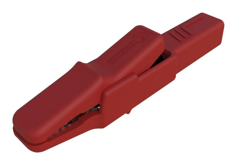 Hirschmann Test And Measurement 932435101 Crocodile Clip, Red, 25A, 300V, 9.5mm