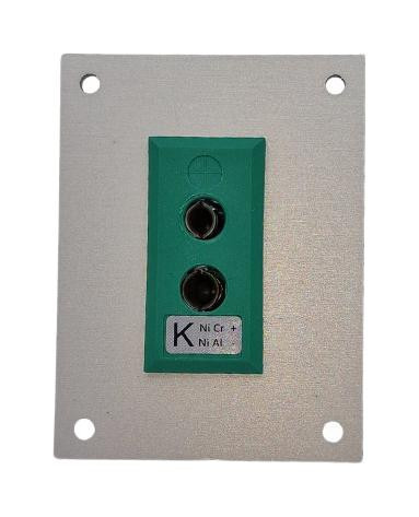 Labfacility Is-K-Ff + Fsp-1 Thermocpl Connector, W/panel, Socket, K, 1Way