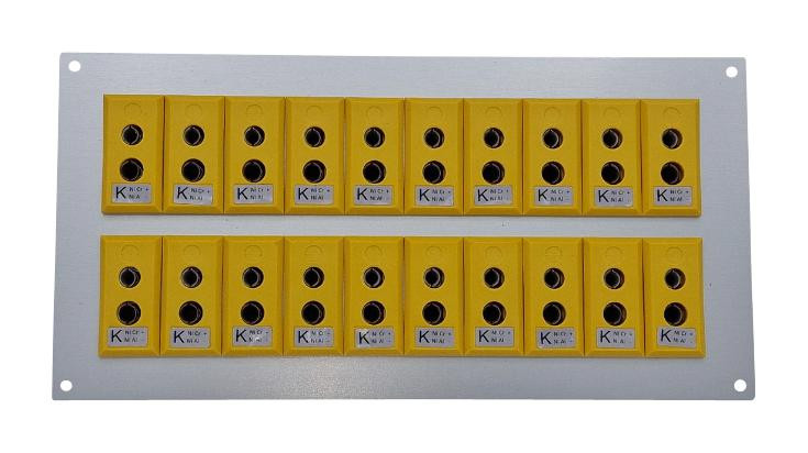 Labfacility As-K-Ff + Fsp-20 Thermocpl Connector W/panel, Socket, K, 20Way