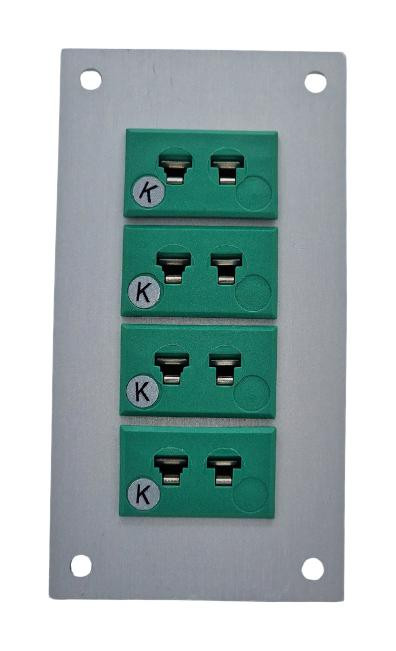 Labfacility Im-K-Ff + Fmp-4 Thermocpl Connector, W/panel, Socket, K, 4Way