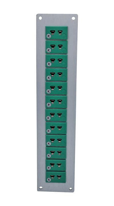 Labfacility Im-K-Ff + Fmp-12 Thermocpl Connector W/panel, Socket, K, 12Way