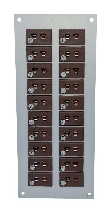 Labfacility Im-T-Ff + Fmp-20 Thermocpl Connector W/panel, Socket, T, 20Way