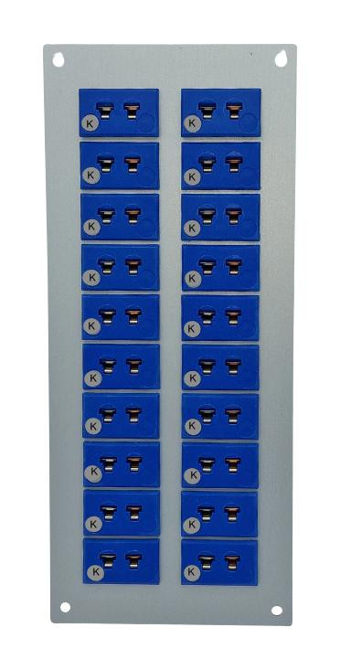 Labfacility Jm-K-Ff + Fmp-20 Thermocpl Connector W/panel, Socket, K, 20Way