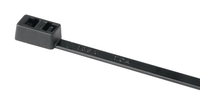 HellermannTyton T50Ldh.wb3P Cable Tie, Dh, Blk, Pa66W, 101.6mm, 225N