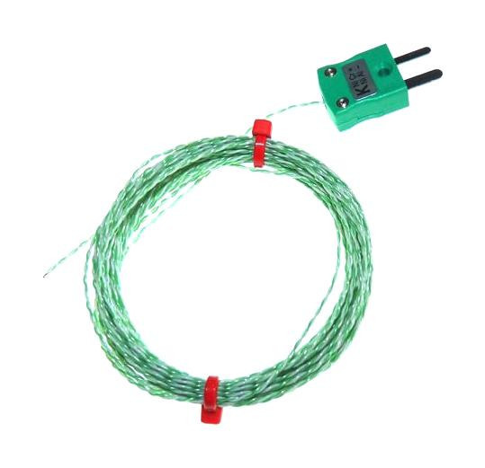 Labfacility Z2-K-1/0.2mm-5M-Mp (Pack Of 10) Thermocouple, Type K, 5M, 260Deg C