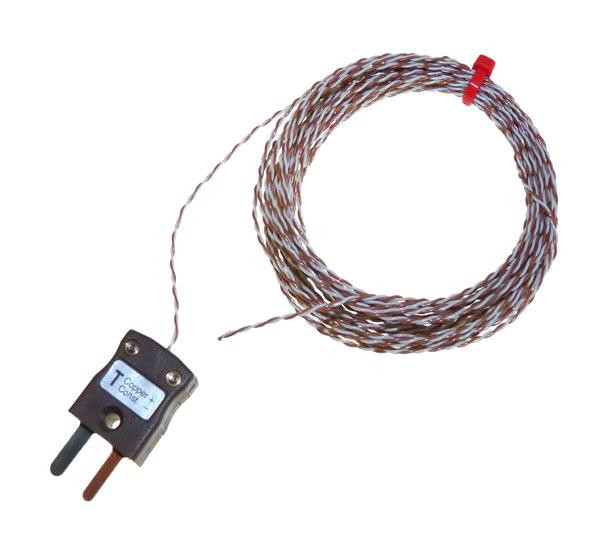 Labfacility Z2-T-5M-Plug Iec (Pack Of 10) Thermocouple, Type T, 5M, 260Deg C