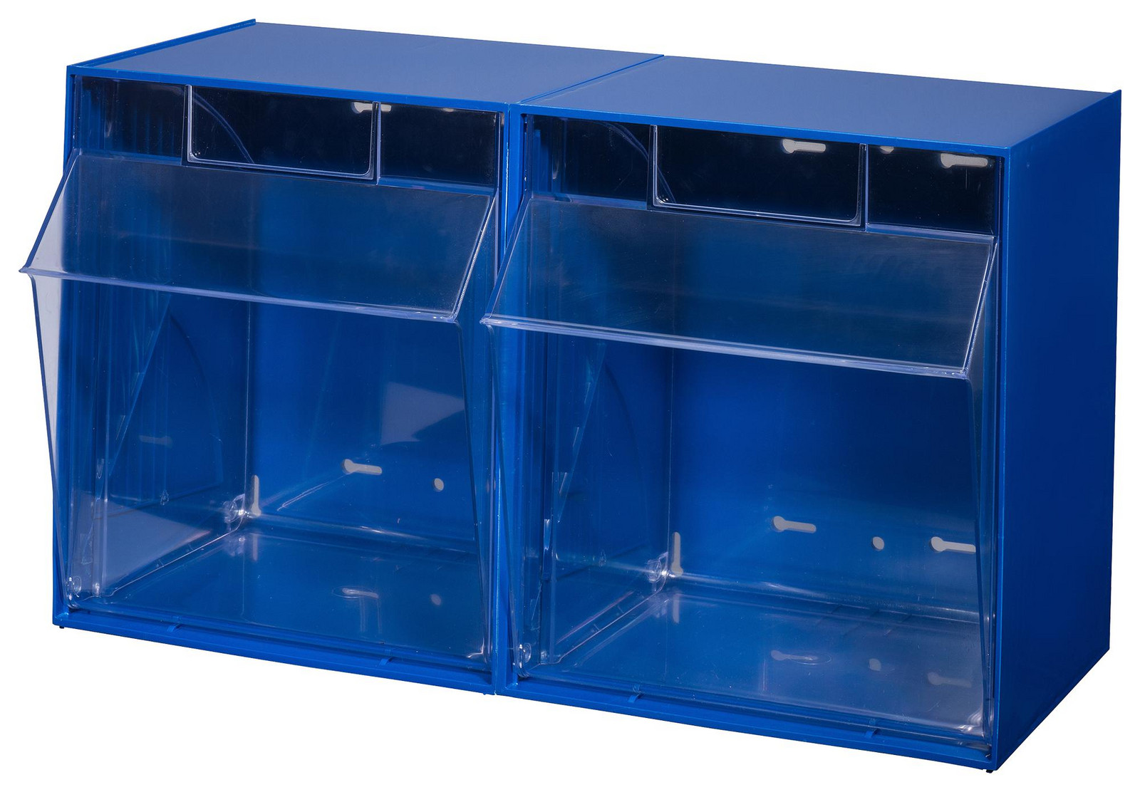 Allit 464400 Bin Cabinet, 600 X 310 X 350mm, Blu/clr