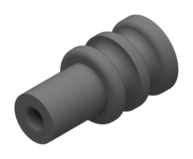 Aptiv/delphi 15327918 Single Wire Seal, 3.6mm Cavity, Grey
