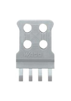 WAGO 769-412 Strain Relief Plate, Pluggable Connector, Gry