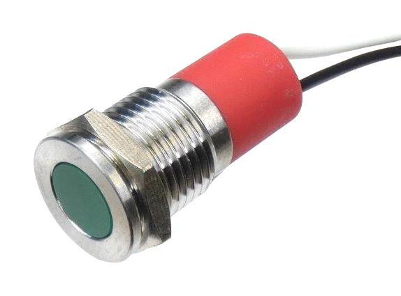 Cml Innovative Technologies Pl12Sl023 Panel Indicator, Green, 12mm, 24V