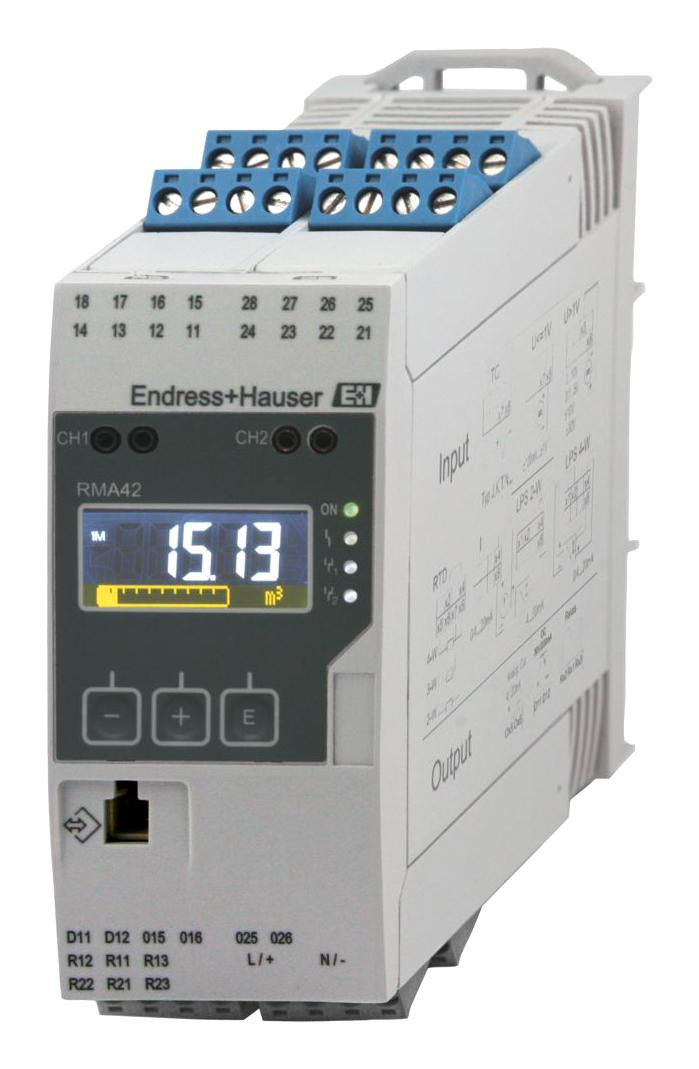 Endress+Hauser Rma42-Bhd Process Trans, 4Ch, Crnt/res/rtd/tc/volt