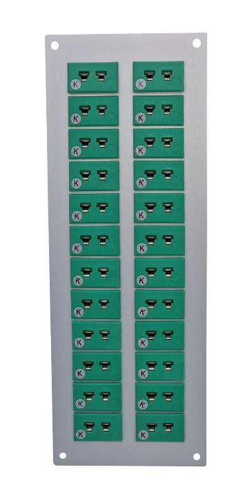 Labfacility Im-K-Ff + Fmp-20 Thermocpl Connector W/panel, Socket, K, 20Way