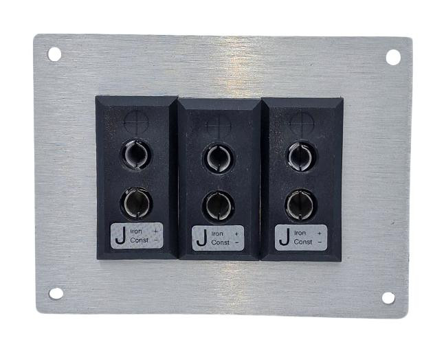 Labfacility Is-J-Ff + Fsp-3 Thermocpl Connector, W/panel, Socket, J, 3Way