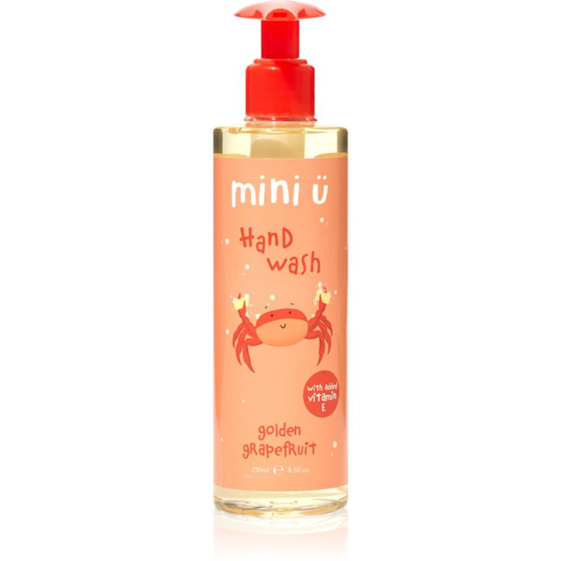 Mini-U Hand Wash natural liquid hand soap for children Golden Grapefruit 250 ml